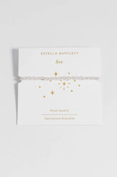 Estella Bartlett Wellness Gemstone Amelia Bracelet - Rose Quartz